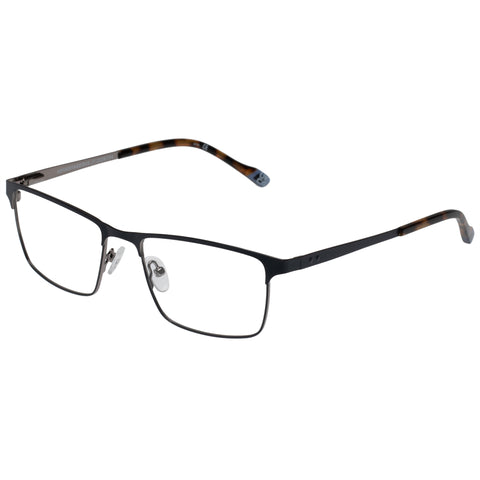 Le Specs Advantageous Matte Navy Gunmetal Male D-Frame Optical Frames | Eyewear Index