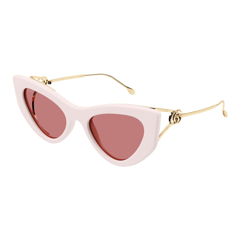 Gucci Gg1565s Ivory Female Cat-Eye Sunglasses | Eyewear Index