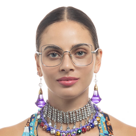 Camilla Nyc Nights Silver Female Butterfly Optical Frames | Eyewear Index