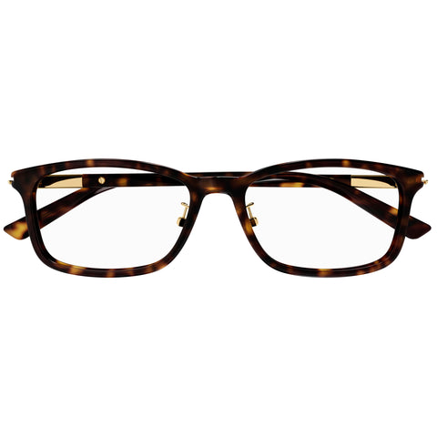 Gucci Gg1506oj Havana Female Rectangle Optical Frames | Eyewear Index