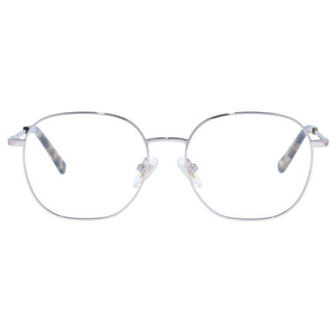 Oroton Aleena Rose Gold Female Round Optical Frames | Eyewear Index