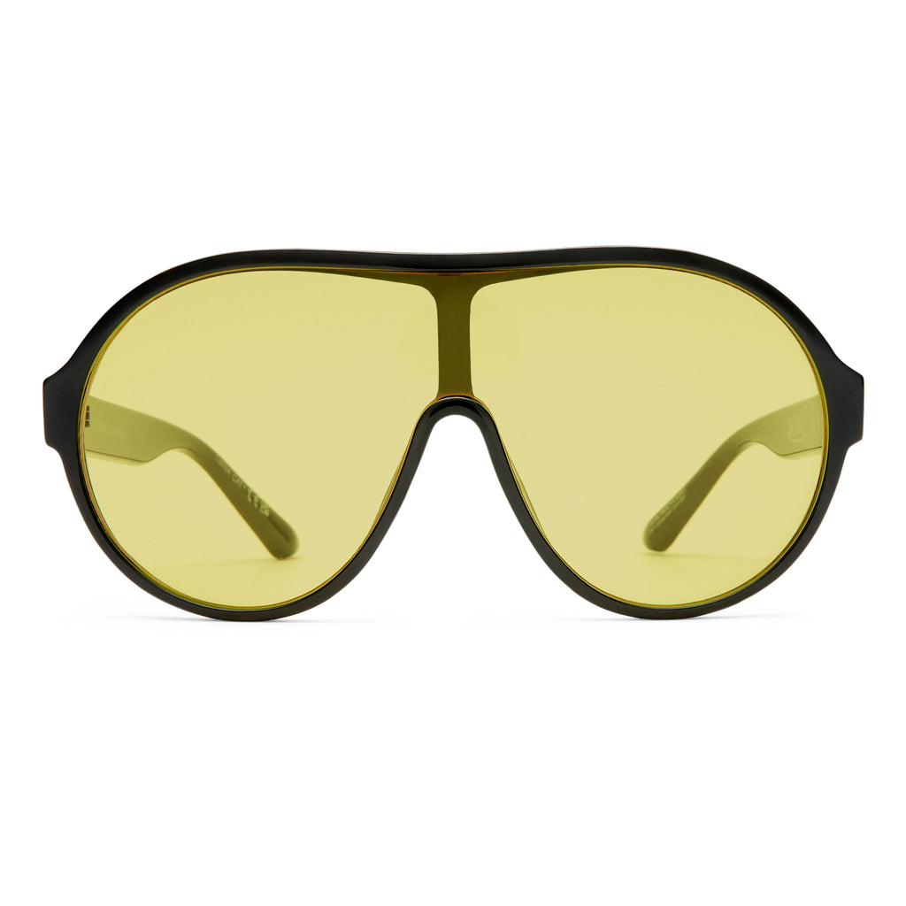 Aire Scandalous Black Uni-Sex Aviator Sunglasses | Eyewear Index
