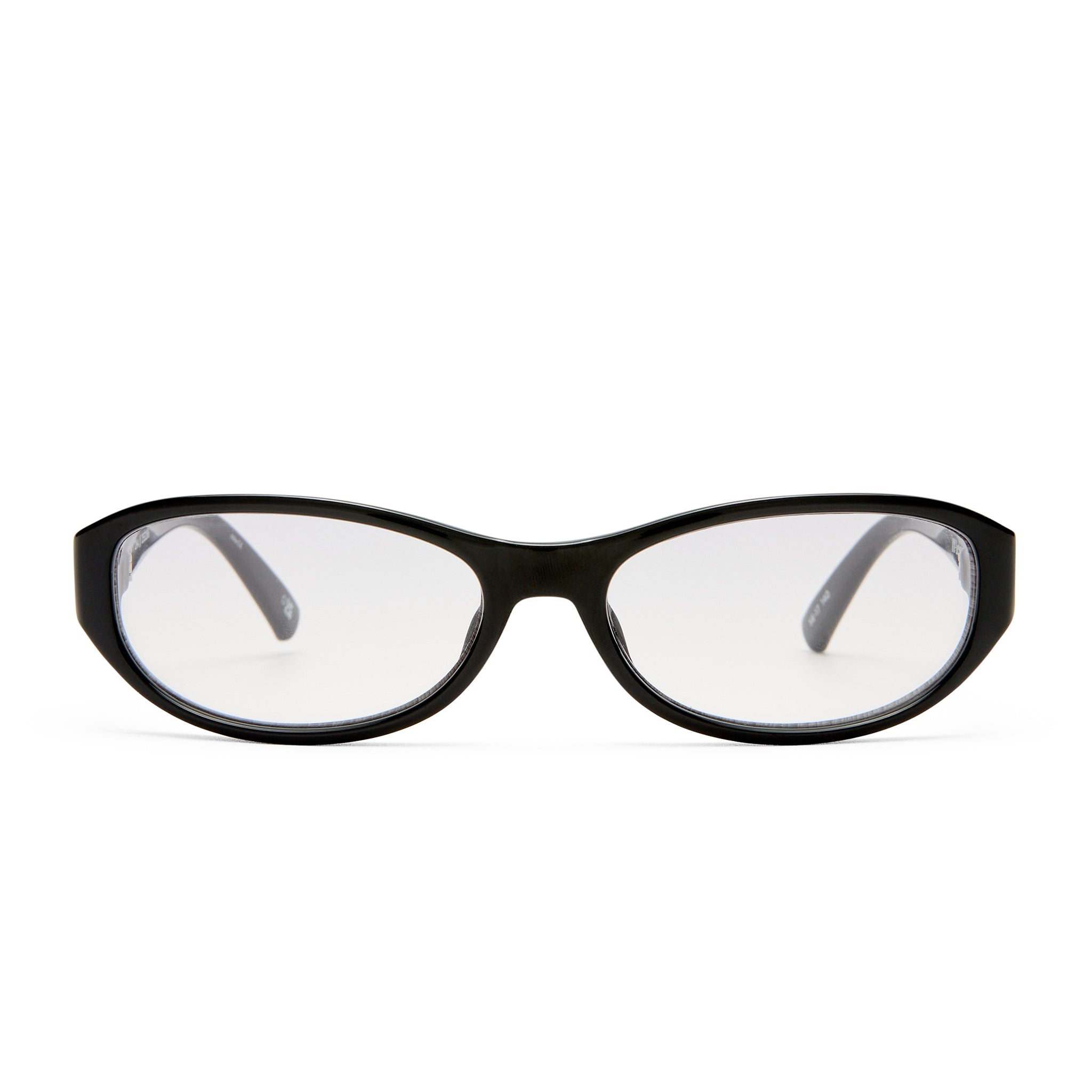 Le Specs Dont Cha Black Female Oval Sunglasses | Eyewear Index