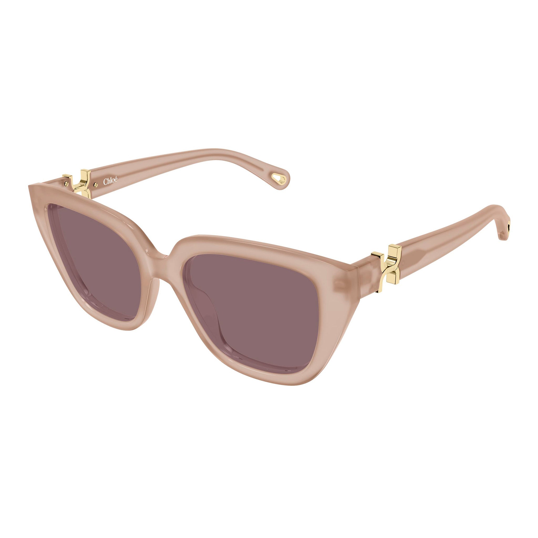 Chloe Ch0410s Pink Female Cat-Eye Sunglasses | Eyewear Index