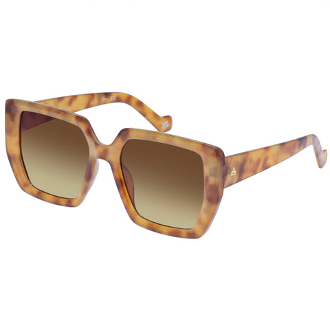 Aire Centaurus Vintage Tort Female Square Sunglasses | Eyewear Index