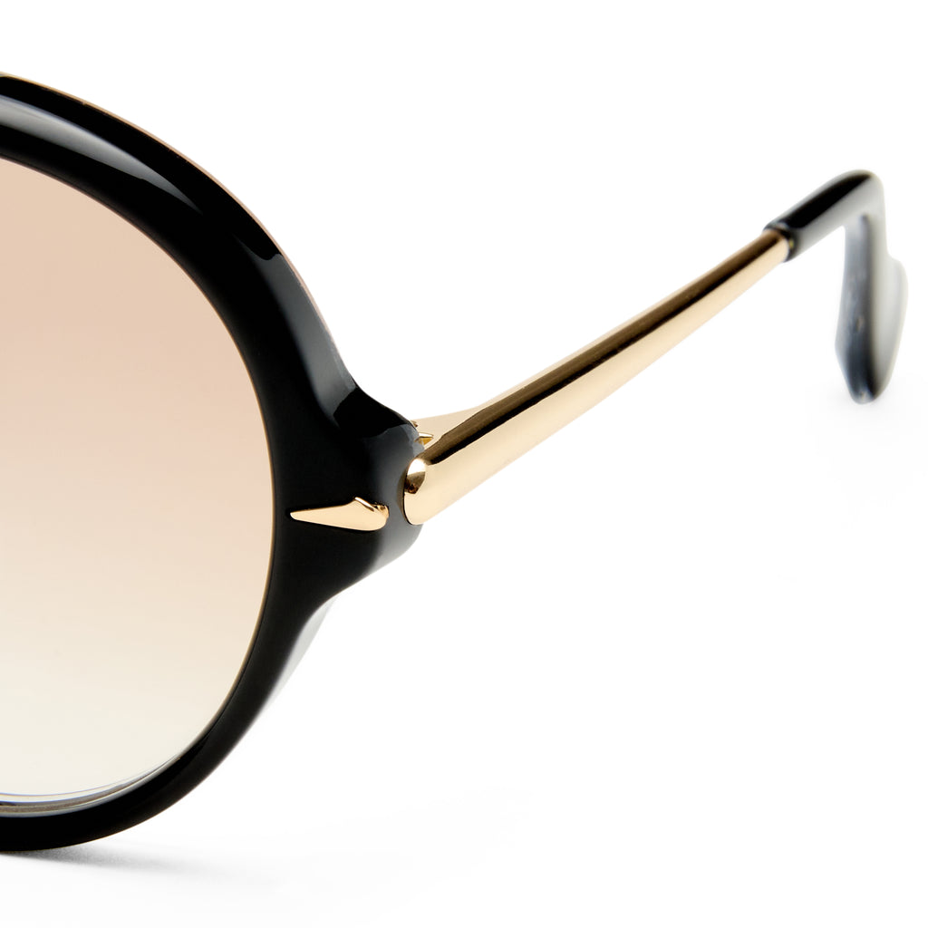Le Specs Numero Once Obsidian Black Female Aviator Sunglasses | Eyewear Index
