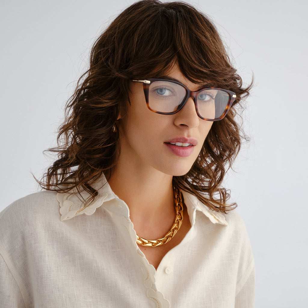 Oroton Roselle Signature Tort Female Cat-Eye Optical Frames | Eyewear Index