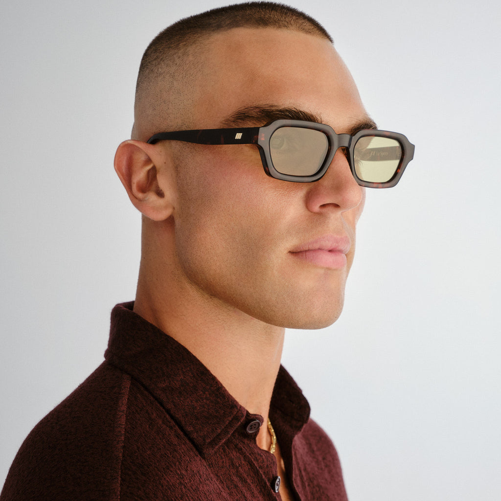 Le Specs Tension + Tort Uni-Sex Rectangle Sunglasses | Eyewear Index