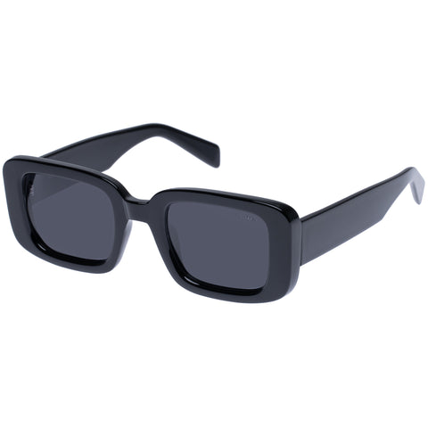 Cancer Council Sunbury Black Female Rectangle Sunglasses | Eyewear Index