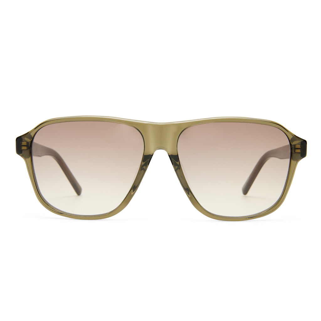 Oroton Rogue Eucalyptus Female Aviator Sunglasses | Eyewear Index