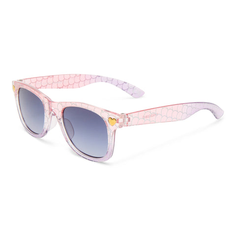 Solarized Kids Heart D-Frame Pink Mermaid Female D-Frame Sunglasses | Eyewear Index