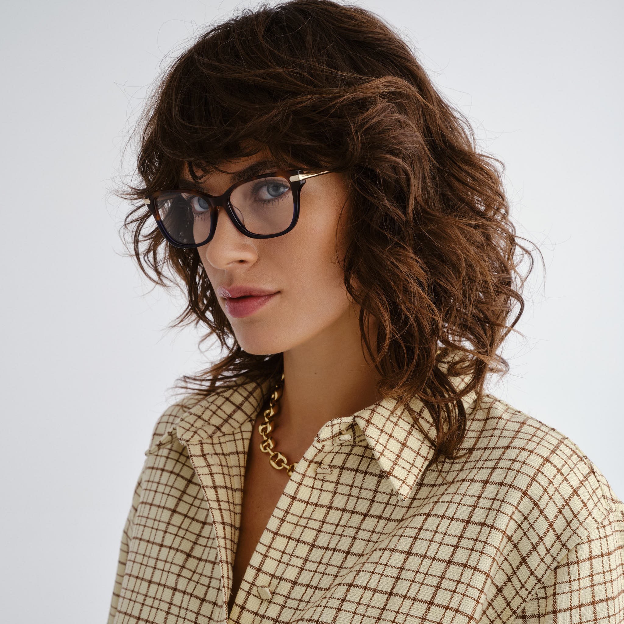 Oroton Eveline Signature Tort Navy Female Cat-Eye Optical Frames | Eyewear Index