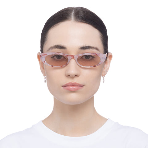 Aire Avior Misty Marble Female Cat-Eye Sunglasses | Eyewear Index