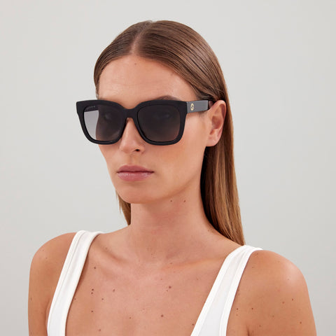 Gucci Gg1338s Black Female Square Sunglasses | Eyewear Index