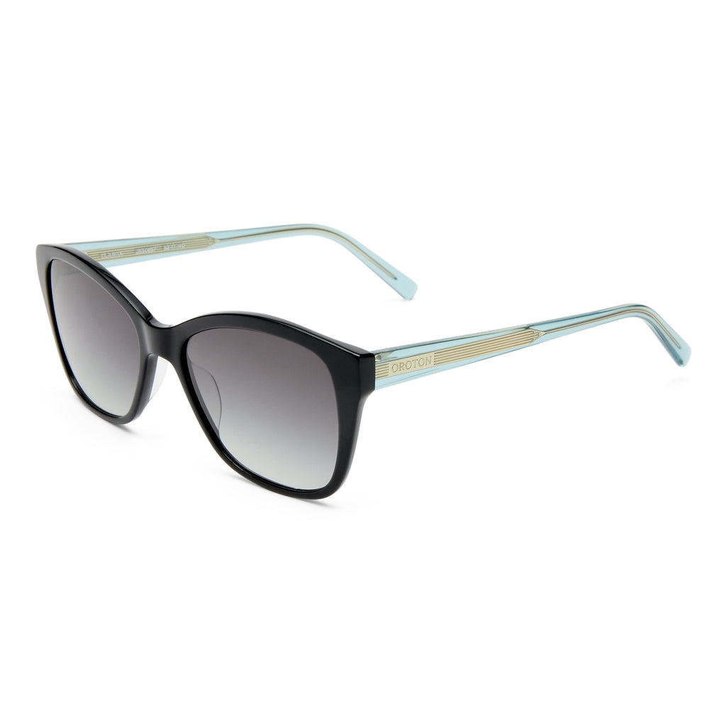 Oroton Clarita Black Seaspray Female D-Frame Sunglasses | Eyewear Index