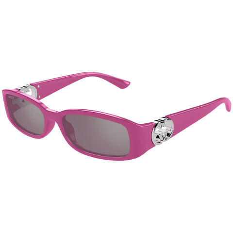 Gucci Gg1661s Fuchsia Female Rectangle Sunglasses | Eyewear Index