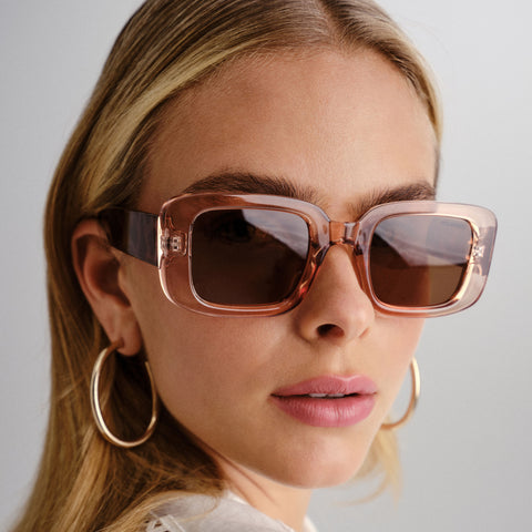 Cancer Council Sunbury Sandcookie Tort Female Rectangle Sunglasses | Eyewear Index