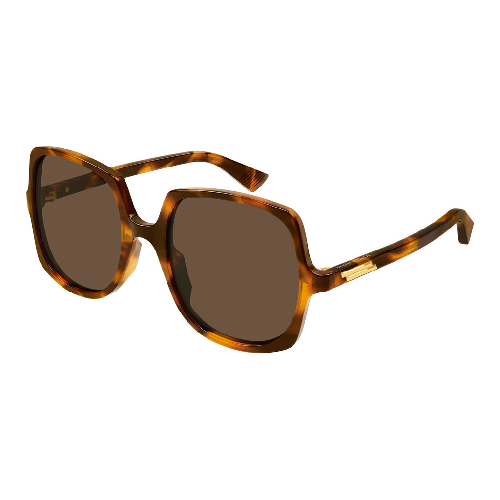 Bottega Veneta Bv1498s Havana Female Butterfly Sunglasses | Eyewear Index