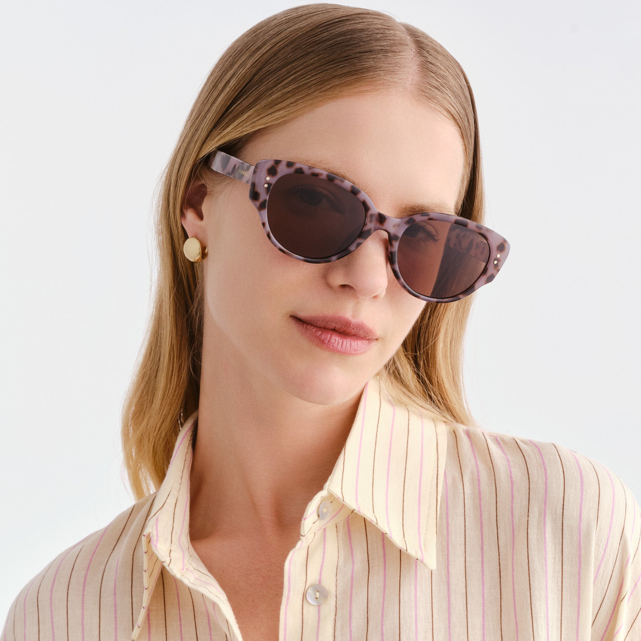 Fiorelli Calista Cookie Tort Female Cat-Eye Sunglasses | Eyewear Index
