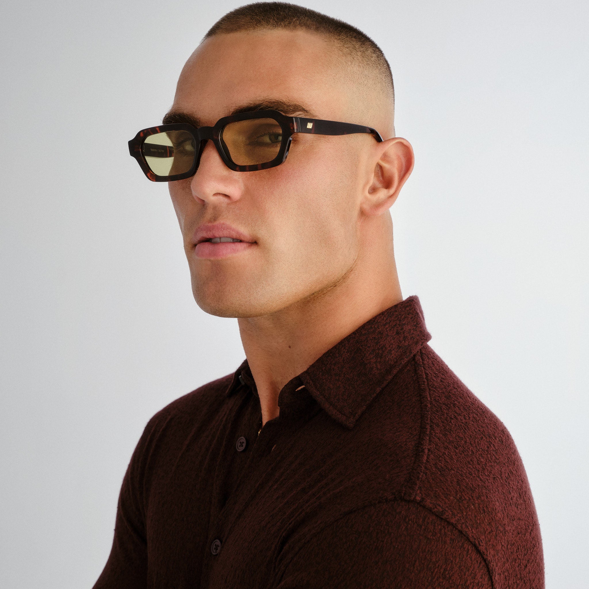 Le Specs Tension + Tort Uni-Sex Rectangle Sunglasses | Eyewear Index