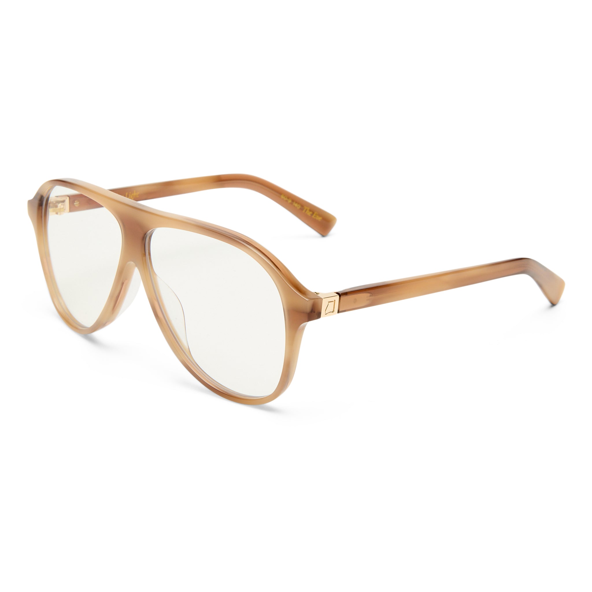 Luv Lou The Eve Maple Tort Female Aviator Blue Light | Eyewear Index