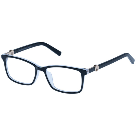 Oroton Melaque Black Ivory Female Rectangle Optical Frames | Eyewear Index