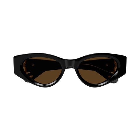 Chloe Ch0259s Black Female Cat-Eye Sunglasses | Eyewear Index