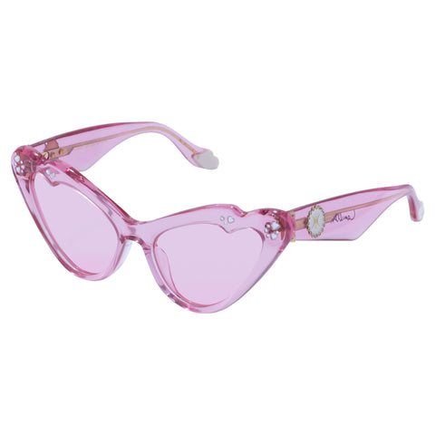 Camilla Flutterby Pink Lemonade Female Cat-Eye Sunglasses | Eyewear Index