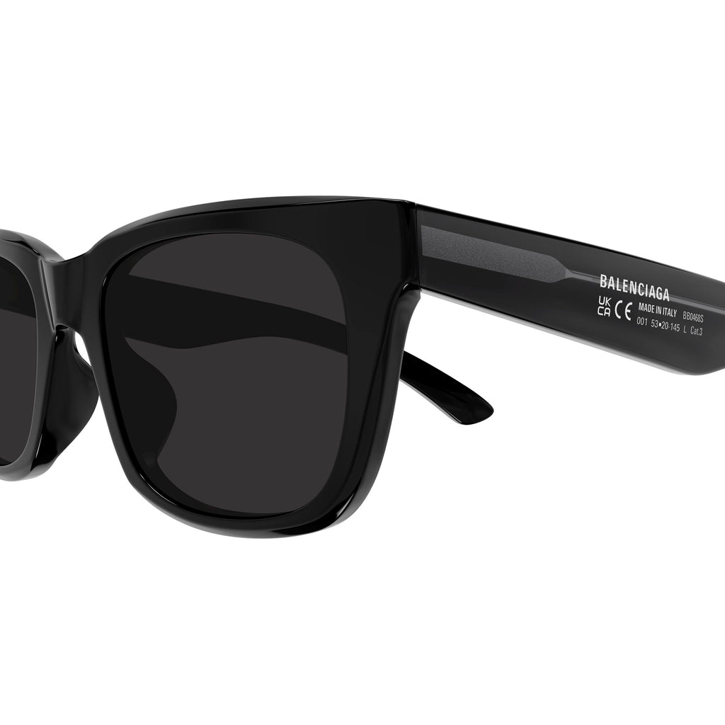 Balenciaga Bb0468s Black Male Rectangle Sunglasses | Eyewear Index