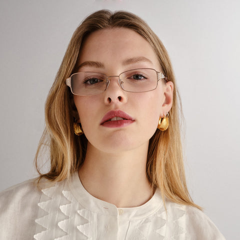 Oroton Melia Brown Female Rectangle Optical Frames | Eyewear Index