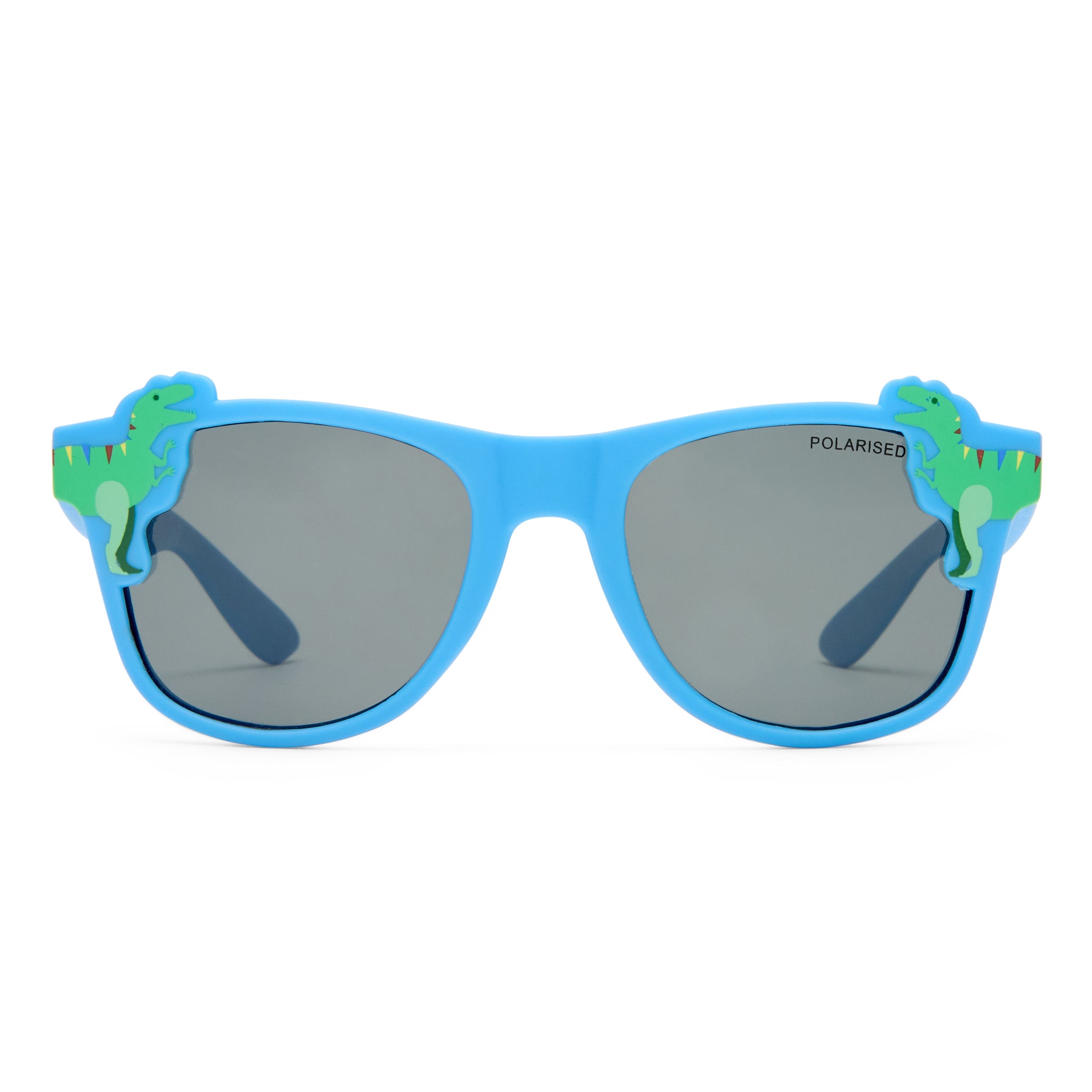 Cancer Council Raptor Kids Matte Blue Male D-Frame Sunglasses | Eyewear Index
