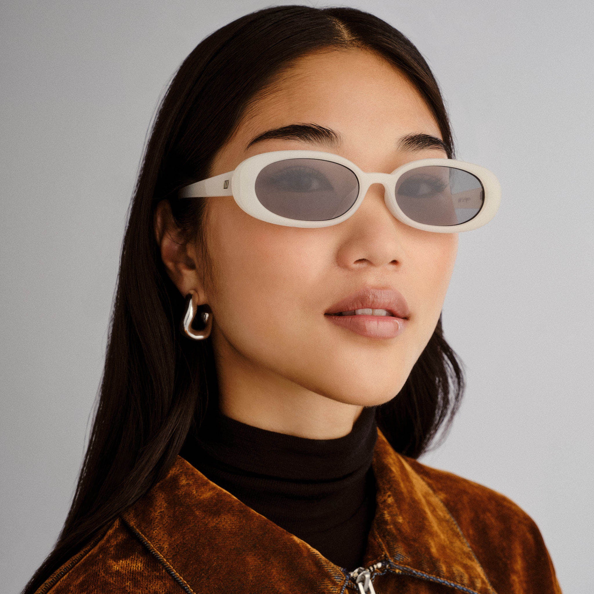 Le Specs Outta Love + Milk Uni-Sex Oval Sunglasses | Eyewear Index