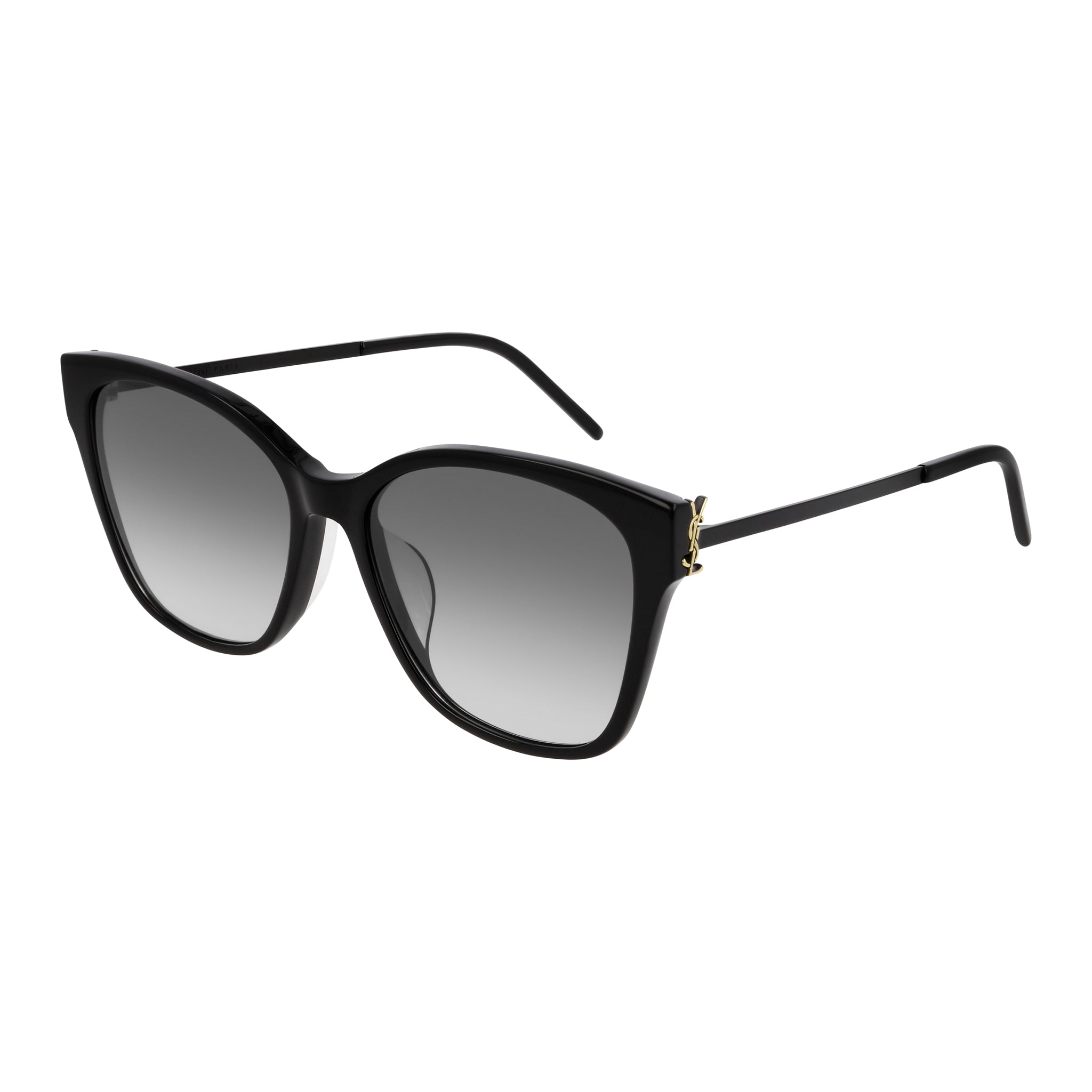 Saint Laurent Slm48sk Black Female Rectangle Sunglasses | Eyewear Index