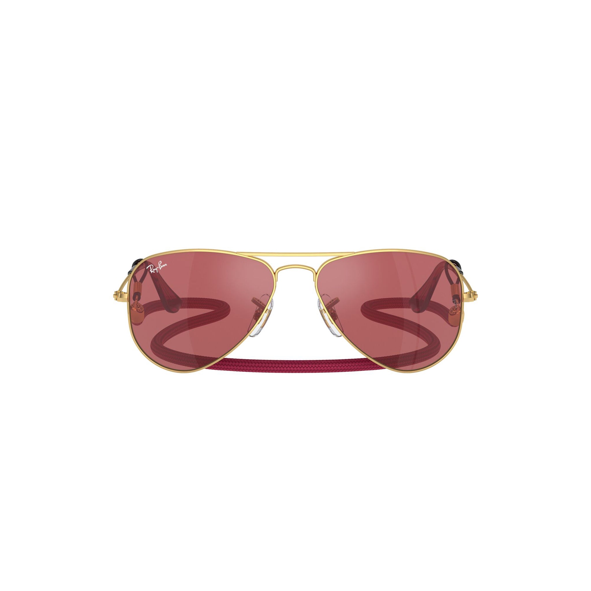 Ray-Ban 9506s Junior Aviator 223b5 Arista Gold Uni-Sex Aviator Sunglasses | Eyewear Index