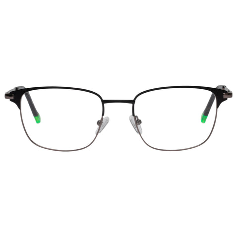 Le Specs Untruth Black Gunmetal Male Square Optical Frames | Eyewear Index