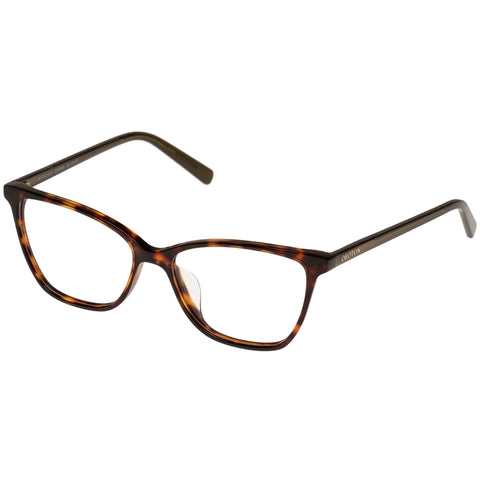 Oroton Natalia Signature Tort Khaki Female Cat-Eye Optical Frames | Eyewear Index