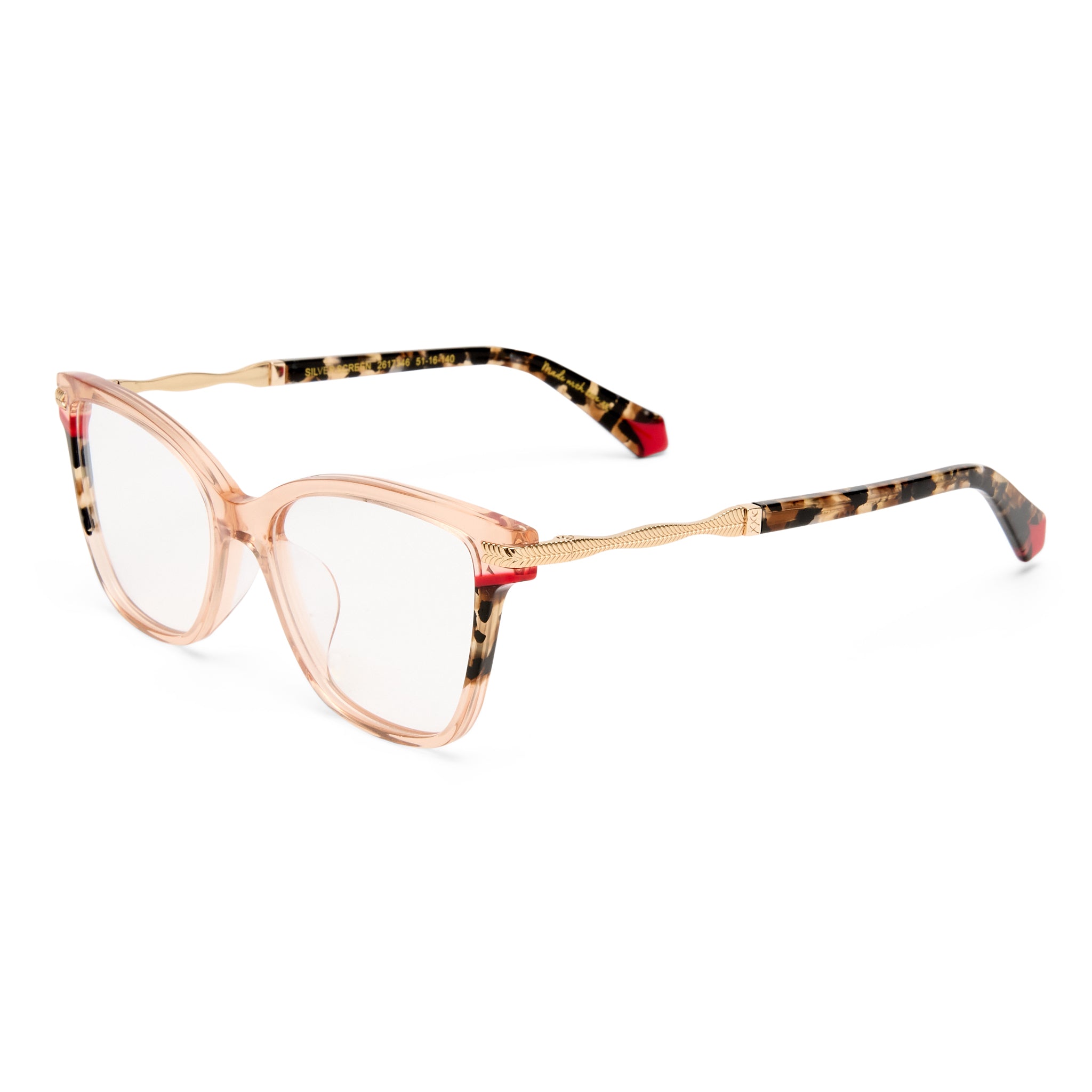 Camilla Silver Screen Tea Female Cat-Eye Optical Frames | Eyewear Index