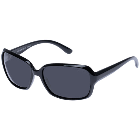 Cancer Council Bellambi Petite Black Female Wrap Sunglasses | Eyewear Index