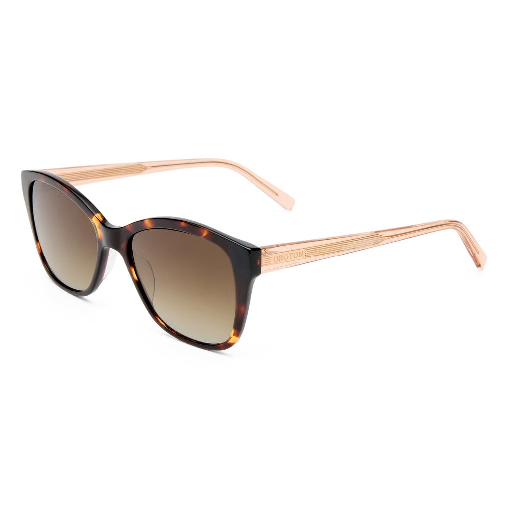 Oroton Clarita Signature Tort Rose Female D-Frame Sunglasses | Eyewear Index