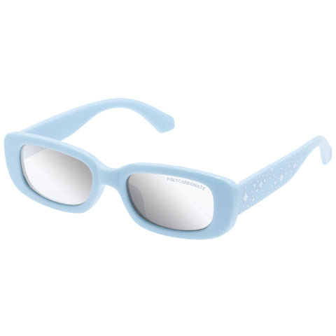 Cancer Council Budgie Kids Starry Blue Female Rectangle Sunglasses | Eyewear Index