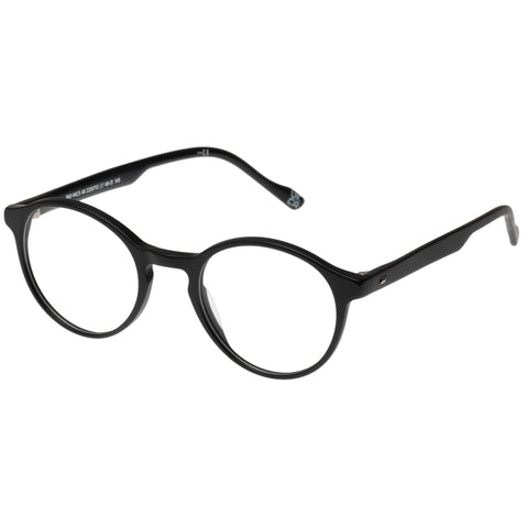 Le Specs Bio-Nics 48 Matte Black Uni-Sex Round Optical Frames | Eyewear Index