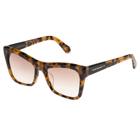 Karen Walker Hallowed Crazy Tort Female Cat-Eye Sunglasses | Eyewear Index