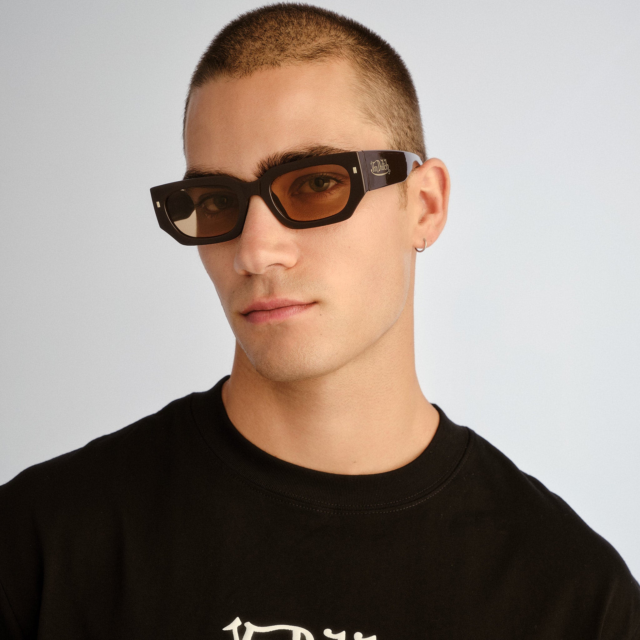 Aire Renegade Chocolate Uni-Sex Rectangle Sunglasses | Eyewear Index