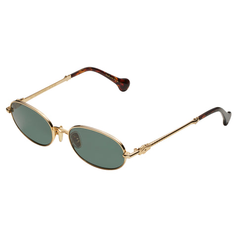 Camilla Day Tripper Soft Gold Female Oval Sunglasses | Eyewear Index