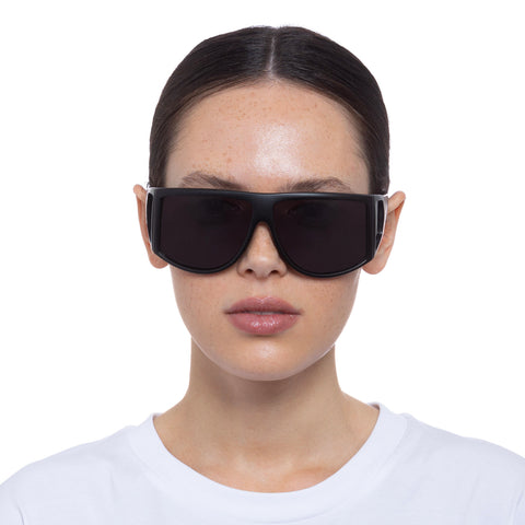 Cancer Council Originals - Nash Matte Black Uni-Sex Rectangle Sunglasses | Eyewear Index