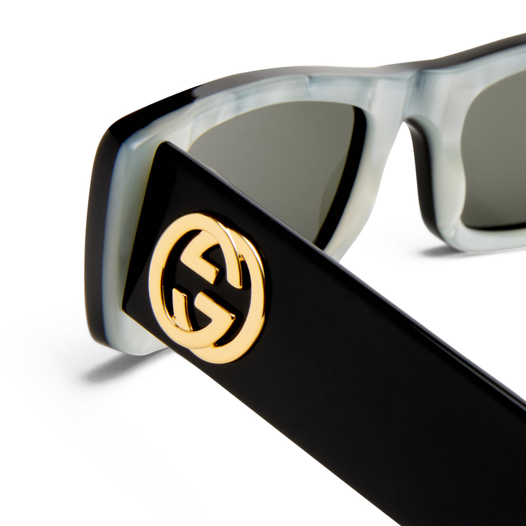 Gucci Gg0516s Black Female Rectangle Sunglasses | Eyewear Index