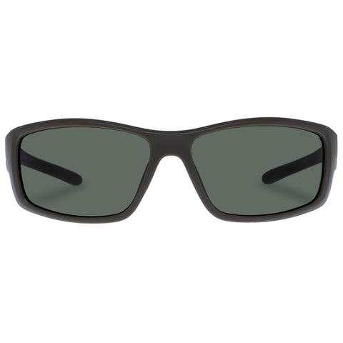 Cancer Council Darra Matte Khaki Male Wrap Sunglasses | Eyewear Index