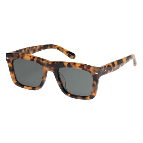 Karen Walker Deep Freeze 22 Crazy Tort Uni-Sex D-Frame Sunglasses | Eyewear Index