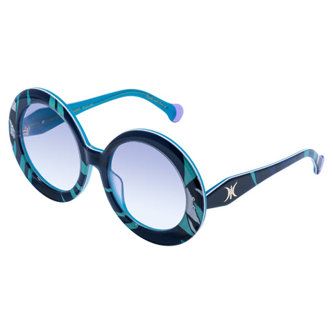 Camilla Editor In Chief Vividly Venice Female Round Sunglasses | Eyewear Index