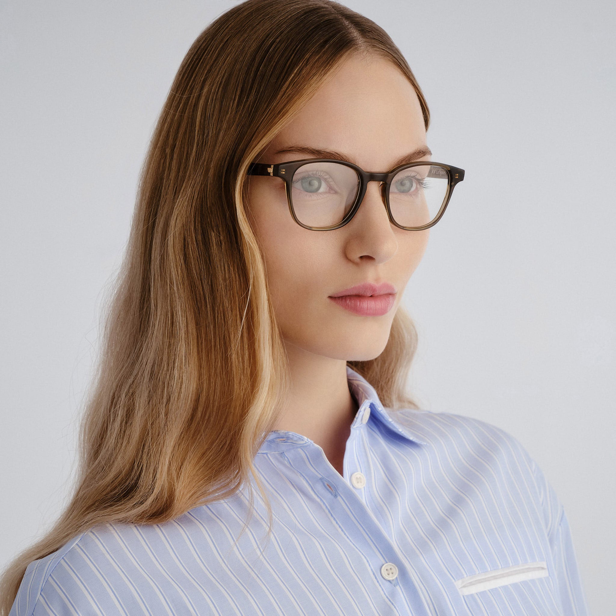 Le Specs Spectral 48 Olive Uni-Sex Round Optical Frames | Eyewear Index